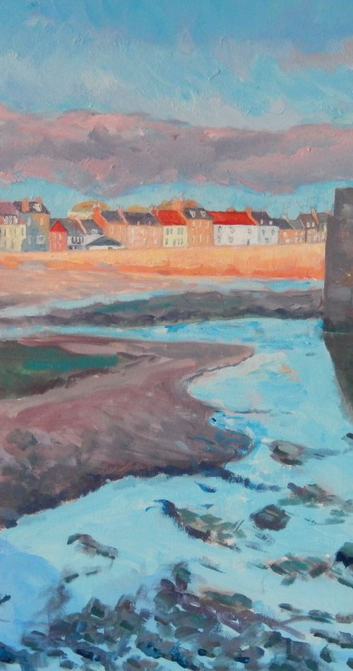 Anstruther Harbour, Looking East by Stephen Howard Harrison