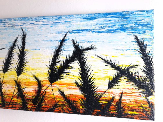 Sunrise In The Grass.