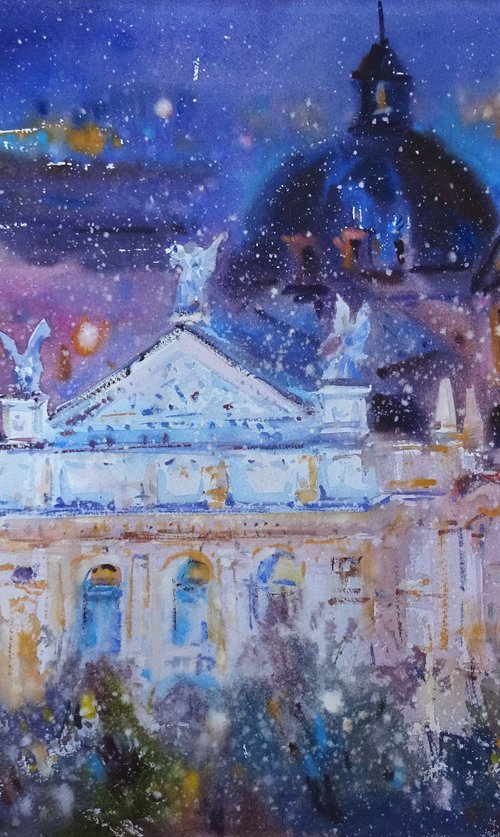 "Christmas in Lviv" by Maksym Kisilov
