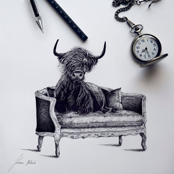Vintage Collection | Highland Cow