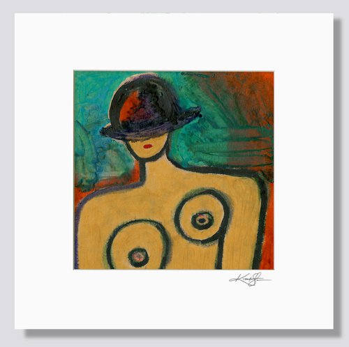 Girl With Hat 25 by Kathy Morton Stanion