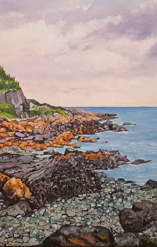 Porthdinllaen Cove by Zoe Elizabeth Norman