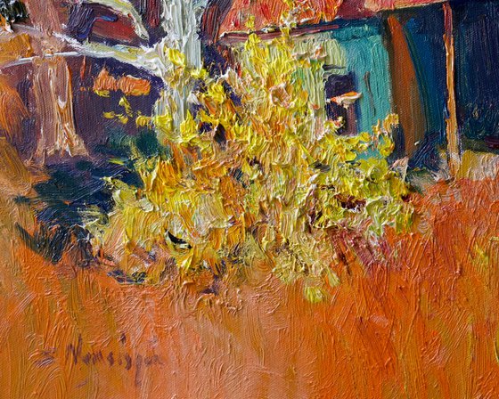Autumn, Old house in the Woods