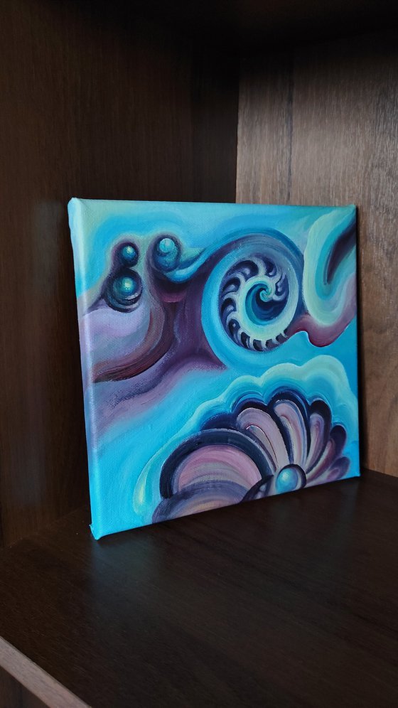 Diamond Waves. Triptych