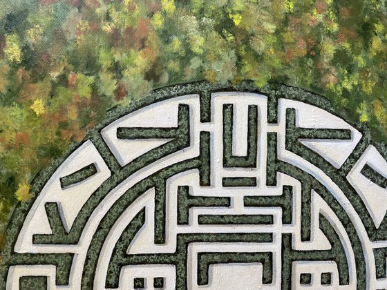 Walking in Spain Maze Madrid
