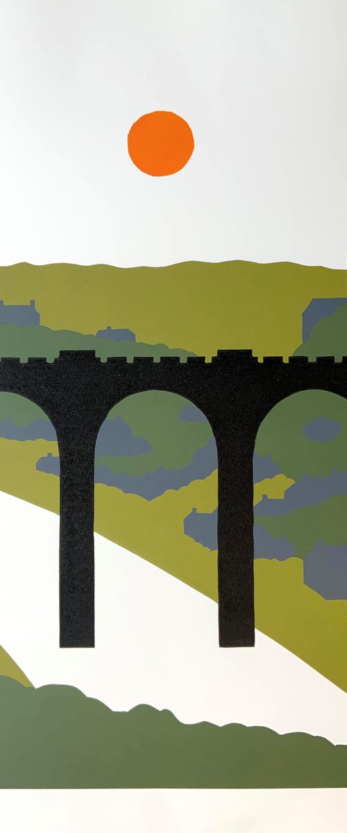 Knaresborough Viaduct 1960 by Paul Rickard