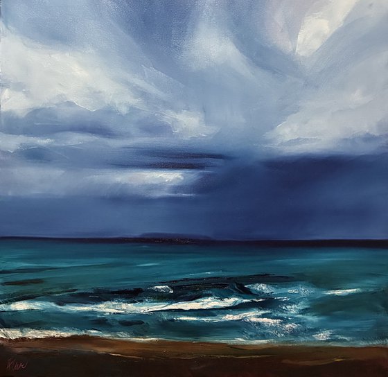 As the storm comes in