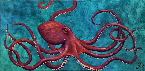 Untitled Purple Octopus
