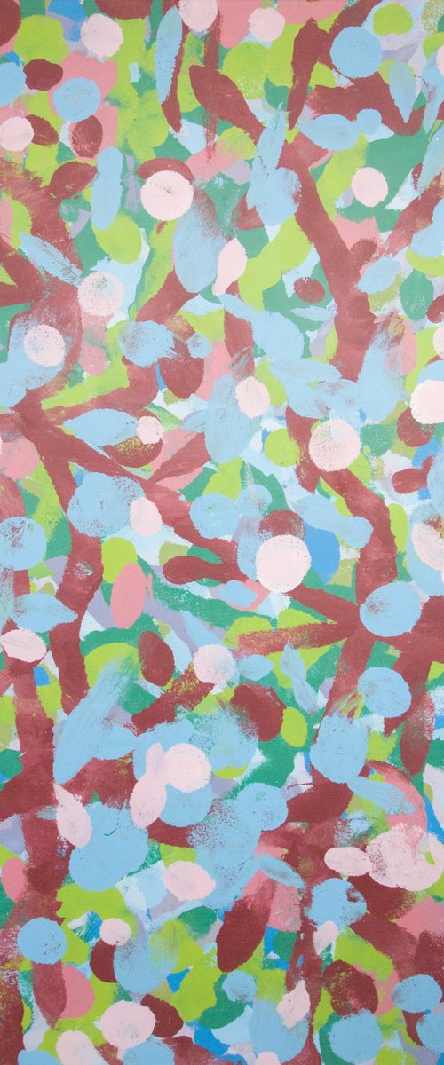 Spotty Pop Painting - 110 x 80 cm 02 by jérôme hémain