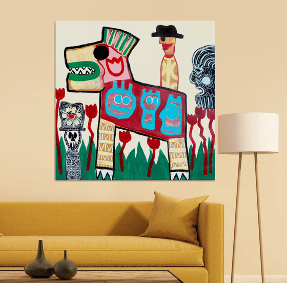 My Voffy Just Loves Tulips