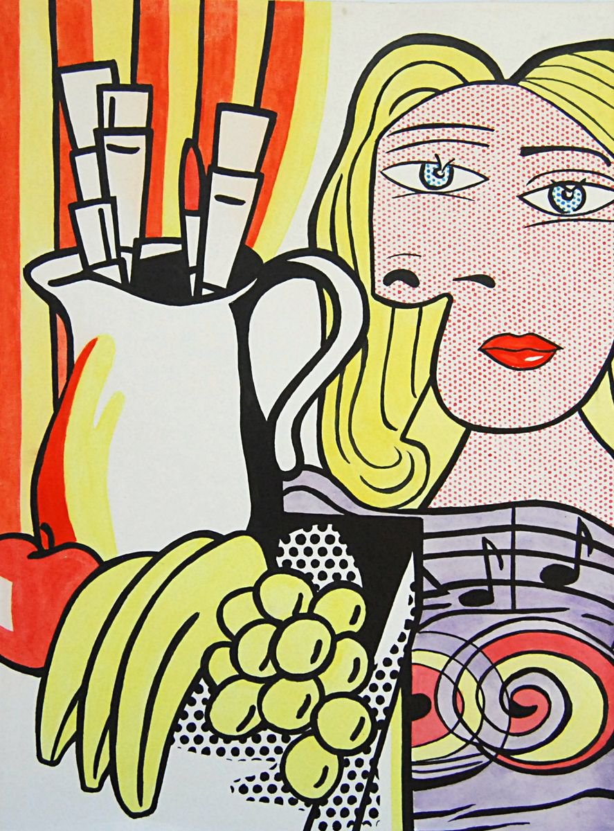 Inspired by Picasso and Lichtenstein by W Step