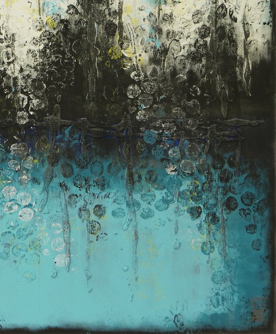 Boiling Bubbles Turquoise