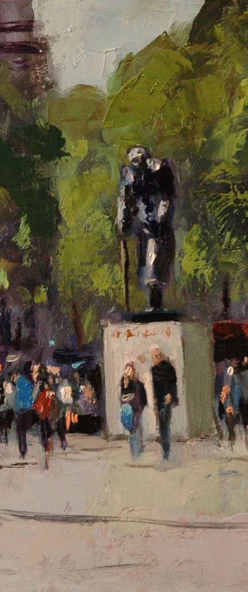 Under Churchill's Statue by Andre Pallat