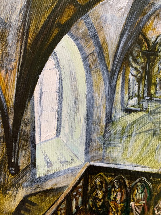 Church Interior in Landshut