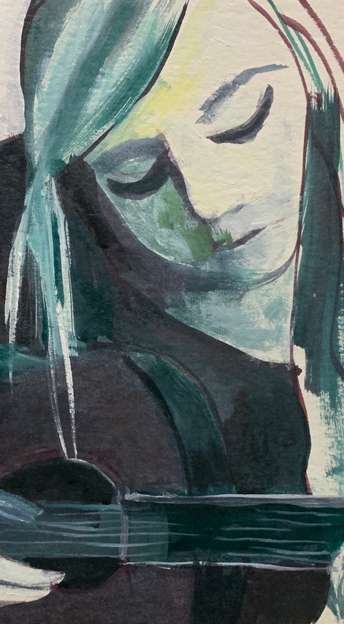 The Young Guitarist by Ryan Louder