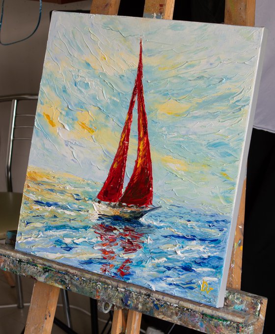 Scarlet Sails of Dawn