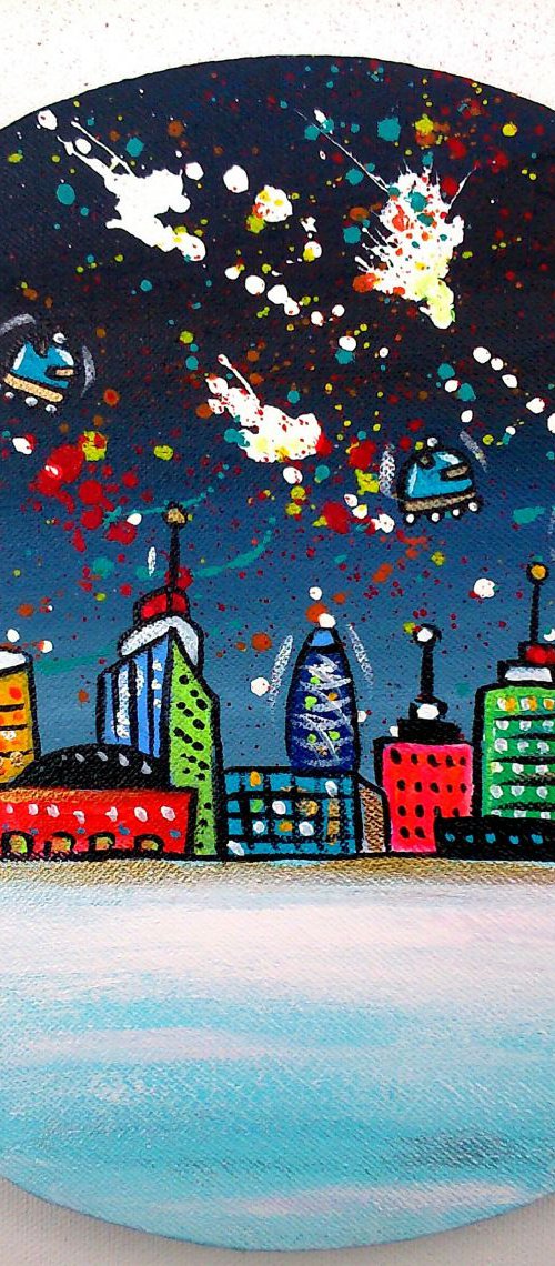 Space Round City by Maria Luisa  Azzini