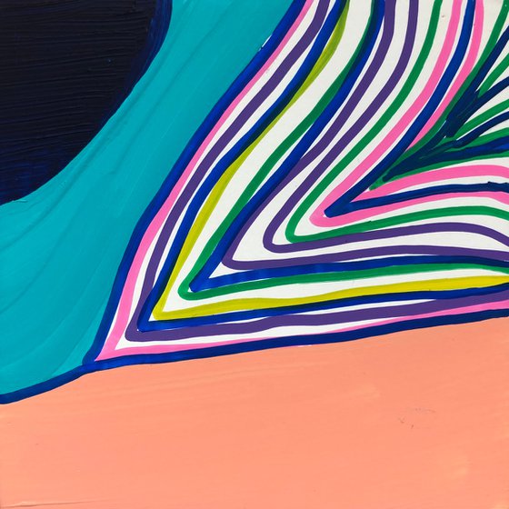 Meli Melo 6 - miniature colourful abstract