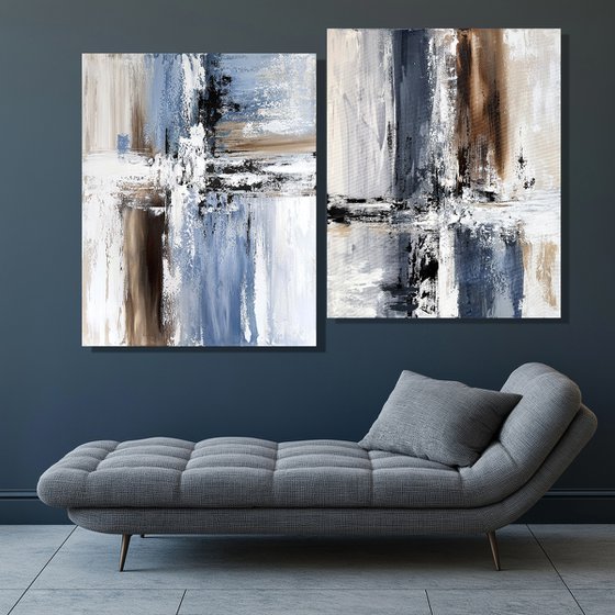 Fractured Rhythm Diptych set