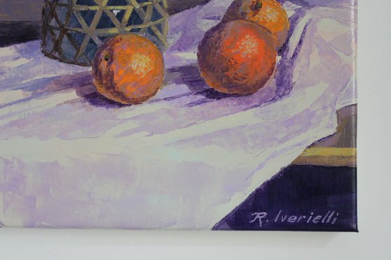 Still Life with Flowers and Citrus