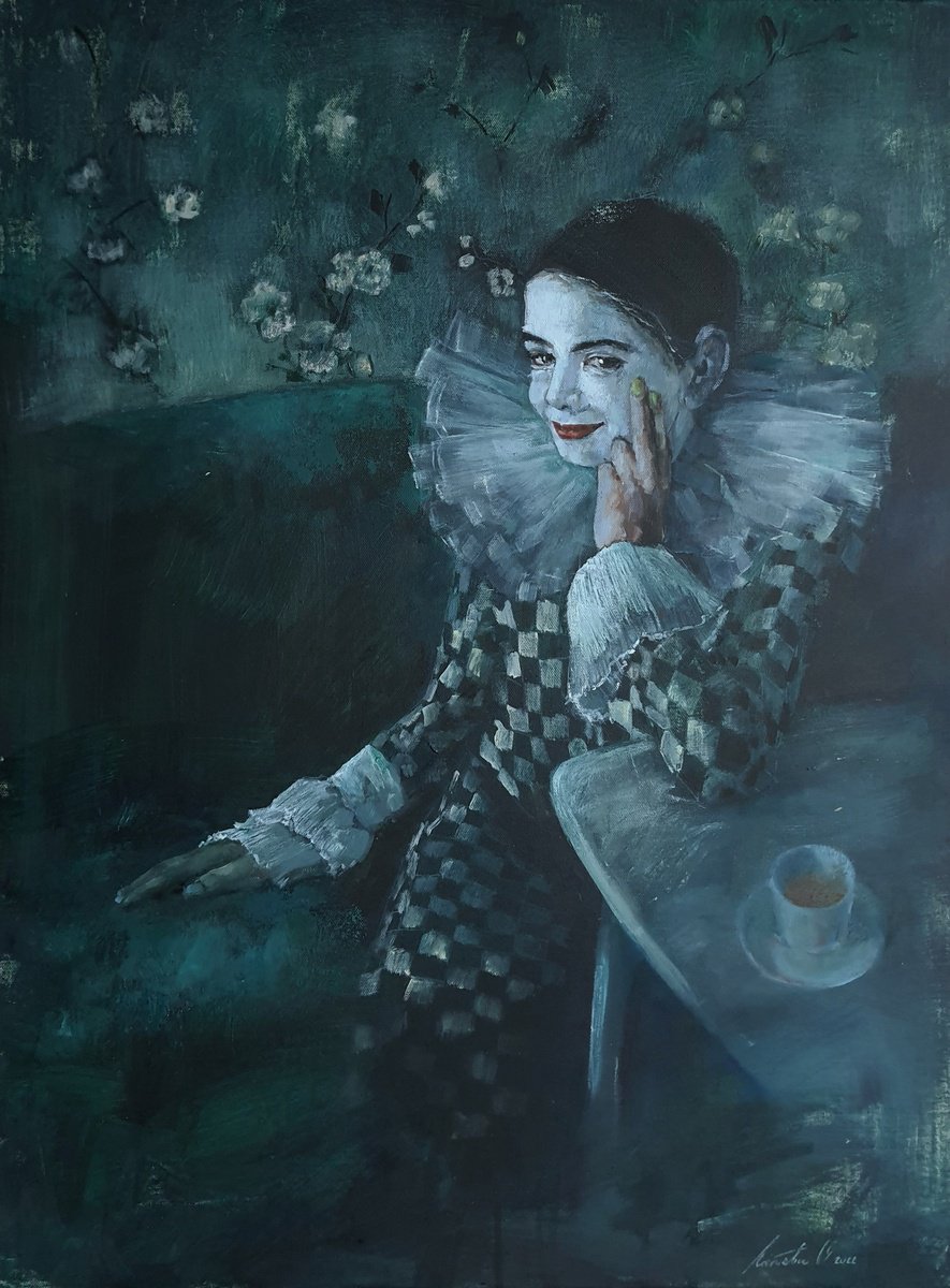 Oil Painting , You Do Not Know Me By Olha Laptieva, 24 X 32, Artwork For Sale On Artfinder