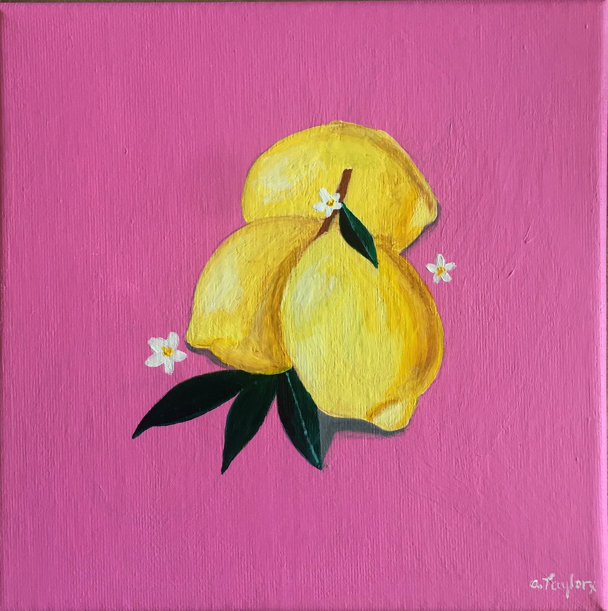 Lemon painting by Amelia Taylor