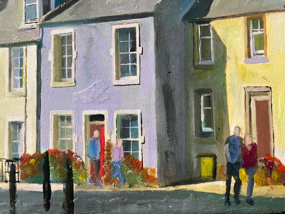 Scottish Houses In The Sun