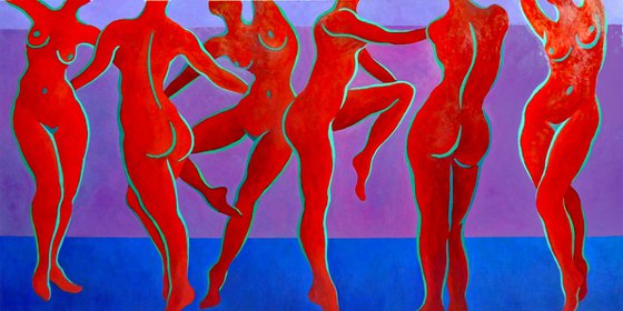 FRIEZE - DANCING NUDES