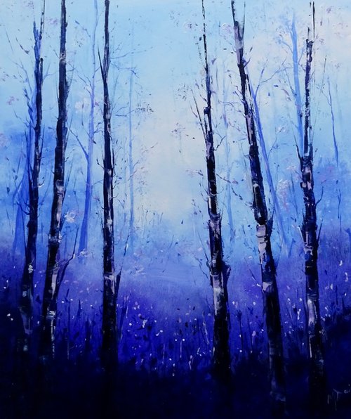 Out Of The Blue by Mel Davies Original Art
