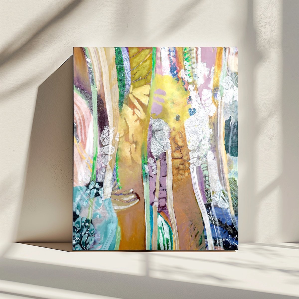 Abstract Tree Art - Still Standing 03 By Poovi Art, 48 X 60, Artwork For Sale On Artfinder