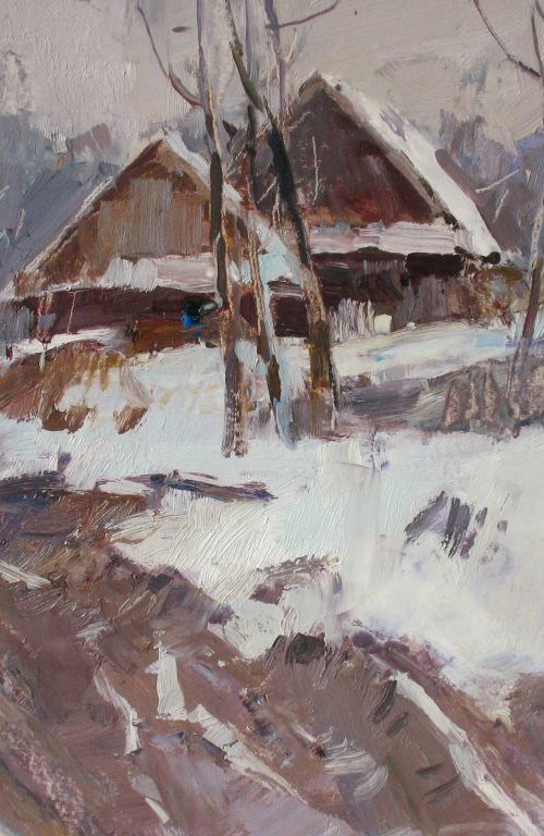 First snow by Aleksandr  Kryushyn