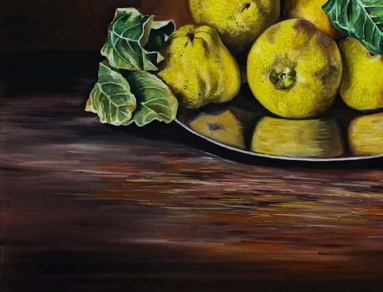 Still life with quinces