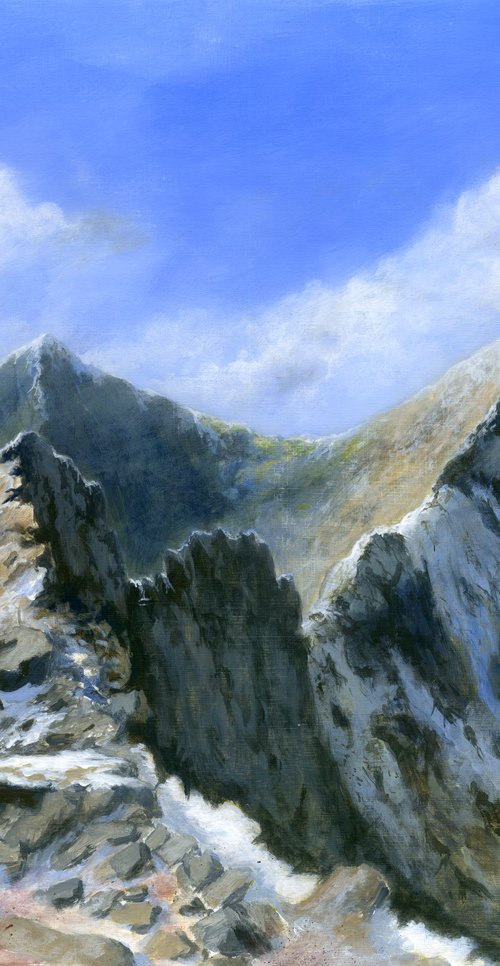 Crib Goch, Snowdonia by Bryn Humphreys