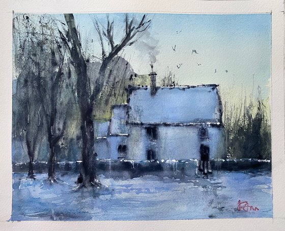 A moonlit winters night….