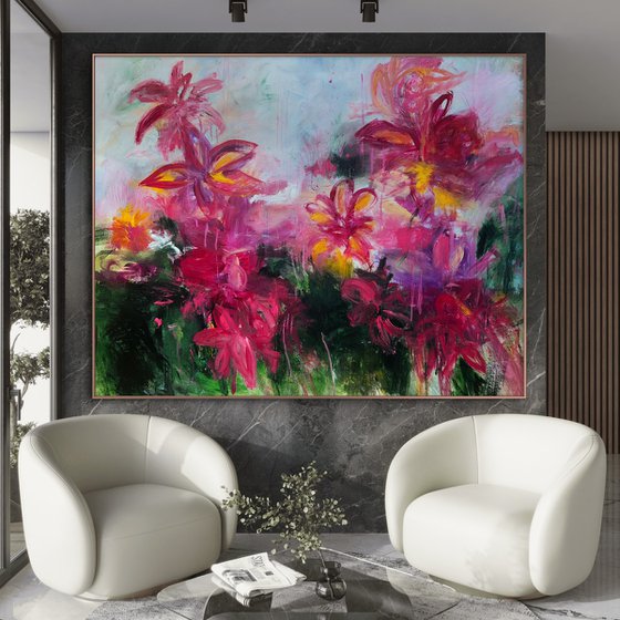 Where the Garden Burns Pink