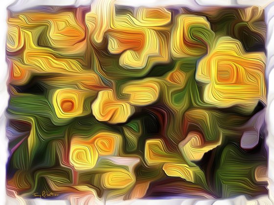 Yellow - an abstract photo-impressionistic artwork