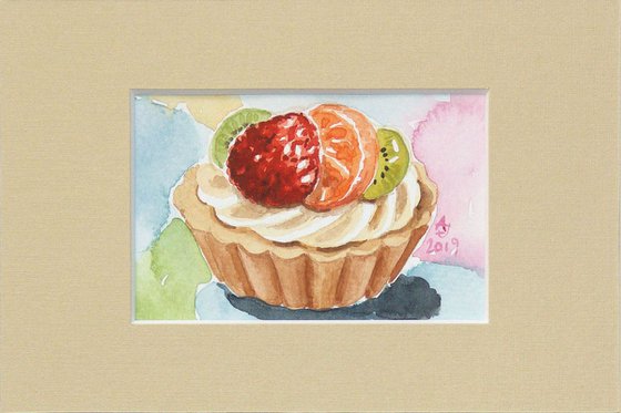 Orange tartlet cake * free shipping *