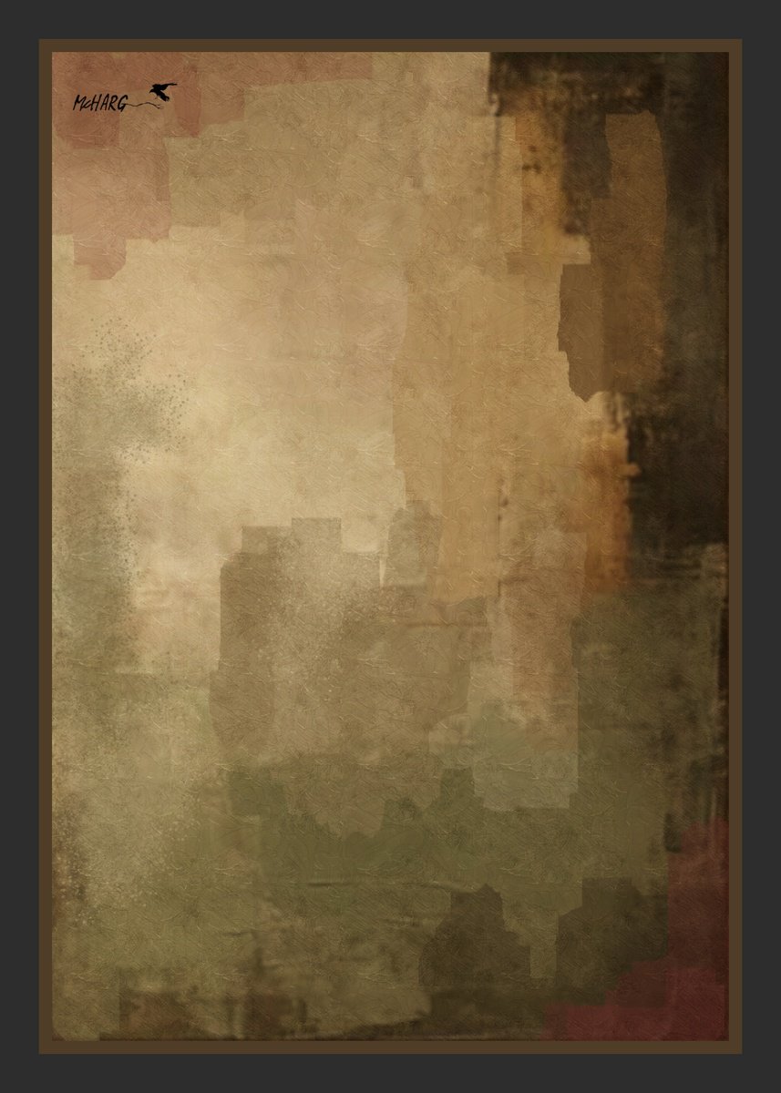 Impressionistic Abstract Painting By Joe Mcharg, 30 X 42, Autumn, Original Artwork