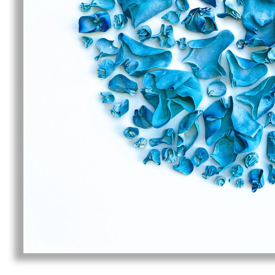 Connection, blue #28 (36"x36")