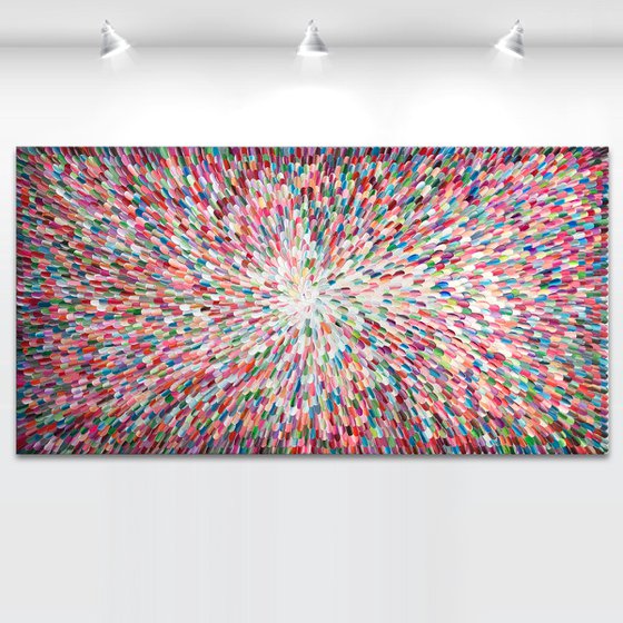 ‘Pacific bloom' - 72x36" - COMMISSION