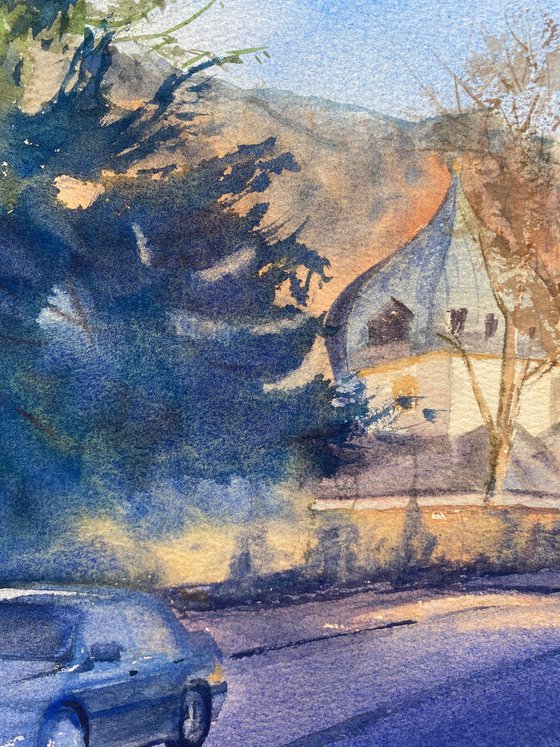 Morning on the road