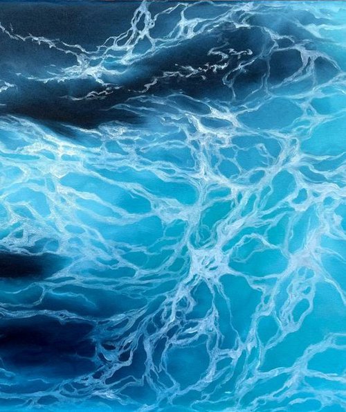 Sea foam by Nataliia Kozlova