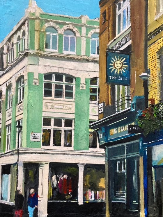 Bright Sunny Day in Soho, London