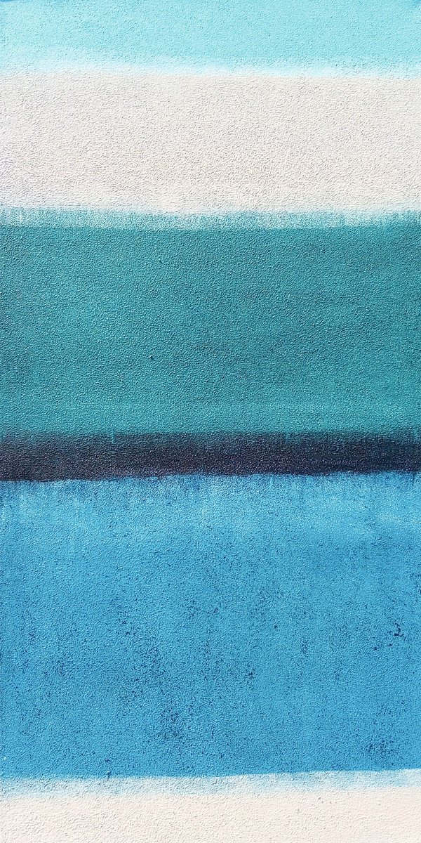  A Warm Turquoise Scarf By V+V Kniazievi, 16 X 31, Artwork For Sale On Artfinder