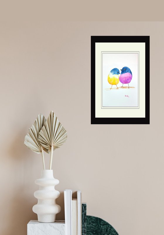 WATERCOLOR - BIRDS 12