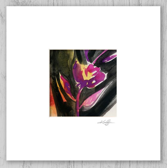 Tulip Dream 2 - Floral Abstract Painting by Kathy Morton Stanion