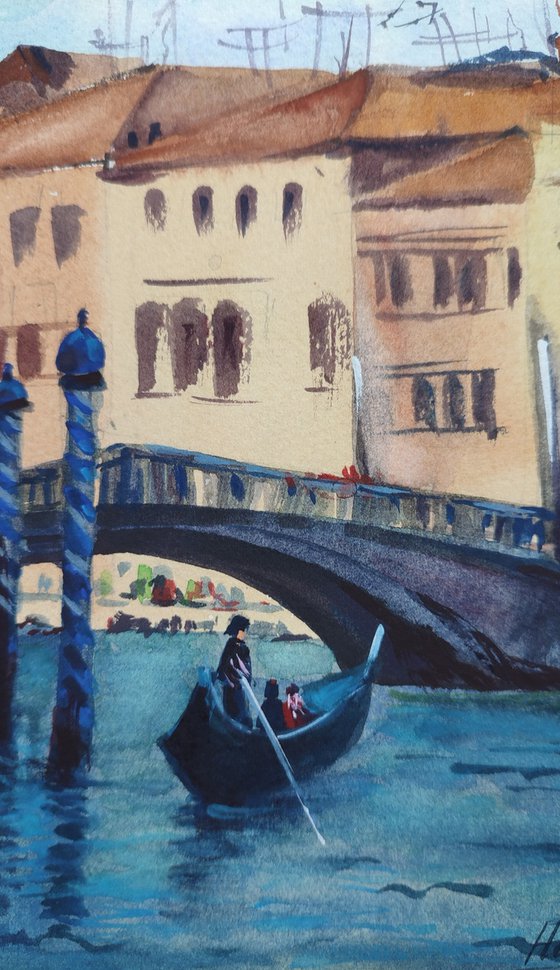 Venice. Original artwork