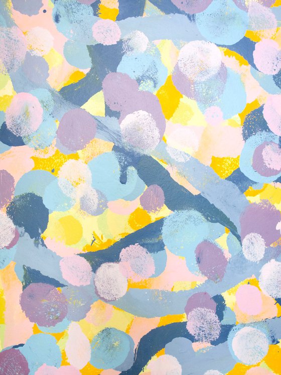 Spotty Pop Painting - 110 x 80 cm 05