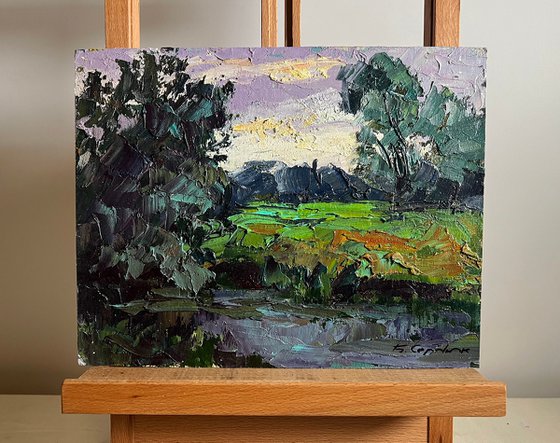 In the Evening on the Meadow