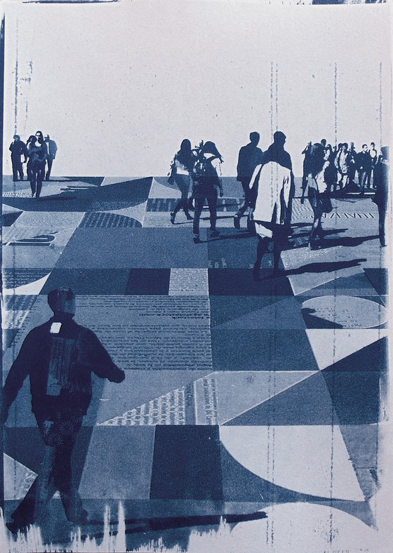 Cyanotype_00_30x42 cm_Walking